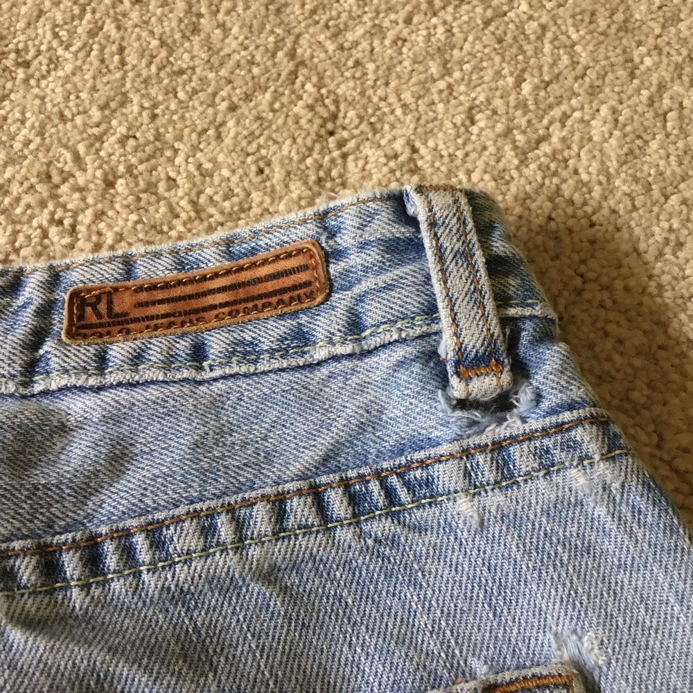 Vintage Ralph Lauren Saturday Jeans Light Blue Denim - Picture 4 of 9